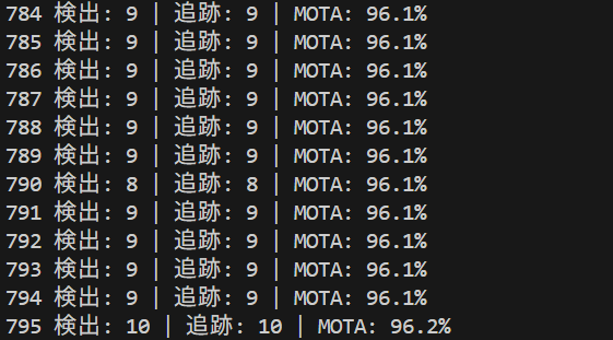 YOLO11-JDE によるマルチオブジェクトトラッキング