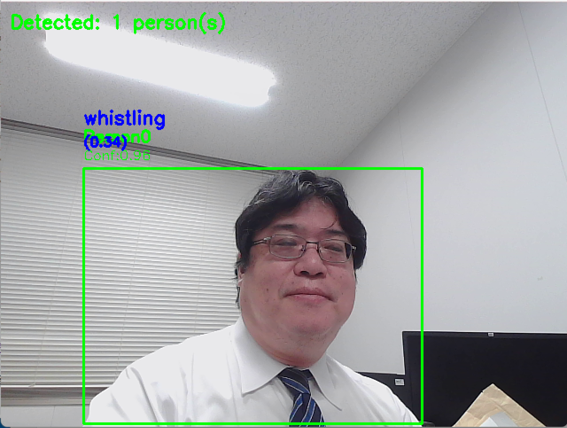VideoMAE による人物動作認識