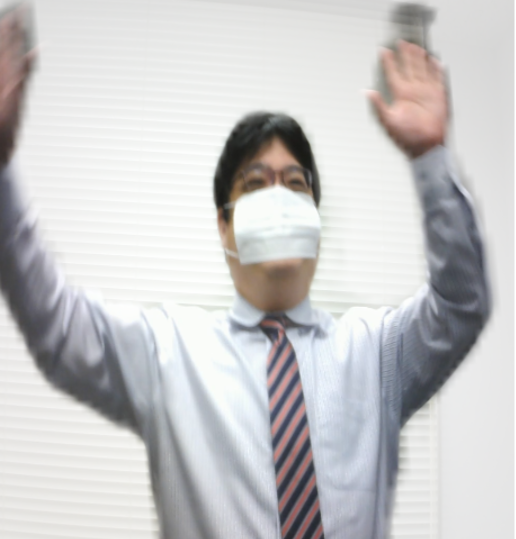 MediaPipe Pose実行結果例4