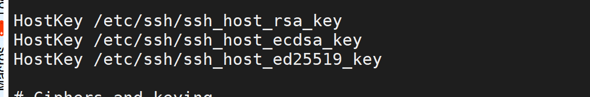 HostKey 設定例